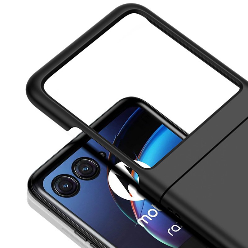 New Arrival Luxury Foldable Case Frosted Hard PC Case Folding Cell Phone Cover for Motorola RAZR 40ultra PVC Bag Shockproof Jmax