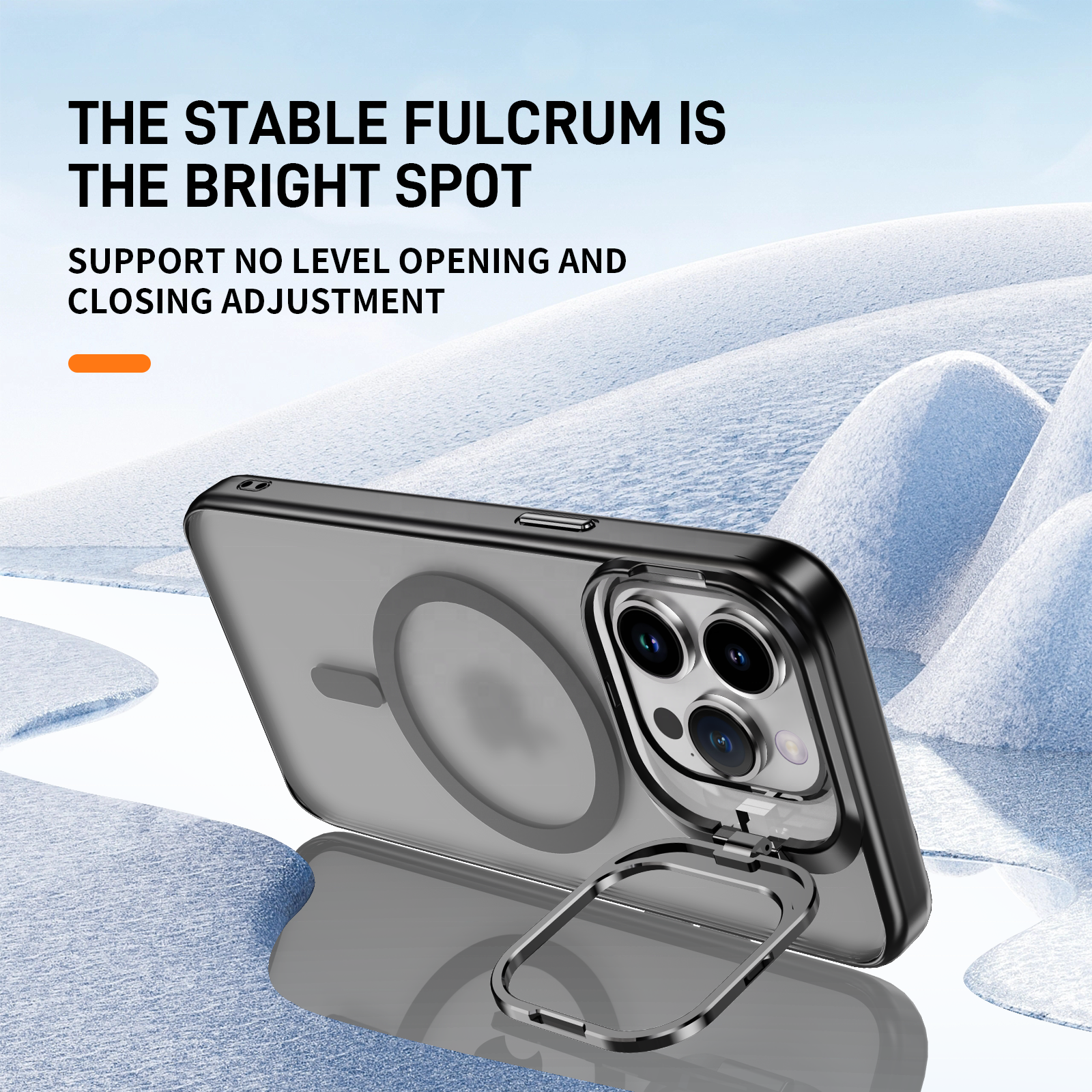 With Lens Bracket Clear Magnetic Phone Case New Luxury Cover with Camera Holder for Iphone 15 Promax 14 Pro 13 12 11 1 Piece