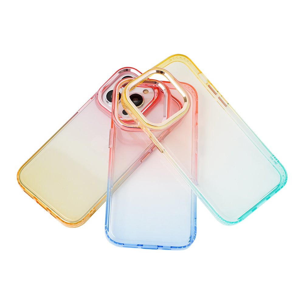 Anti-shock In 4 Corners TPU Transparent Gradient Case For iPhone 11 12 13 14 Pro Max 5g mobile phone cases