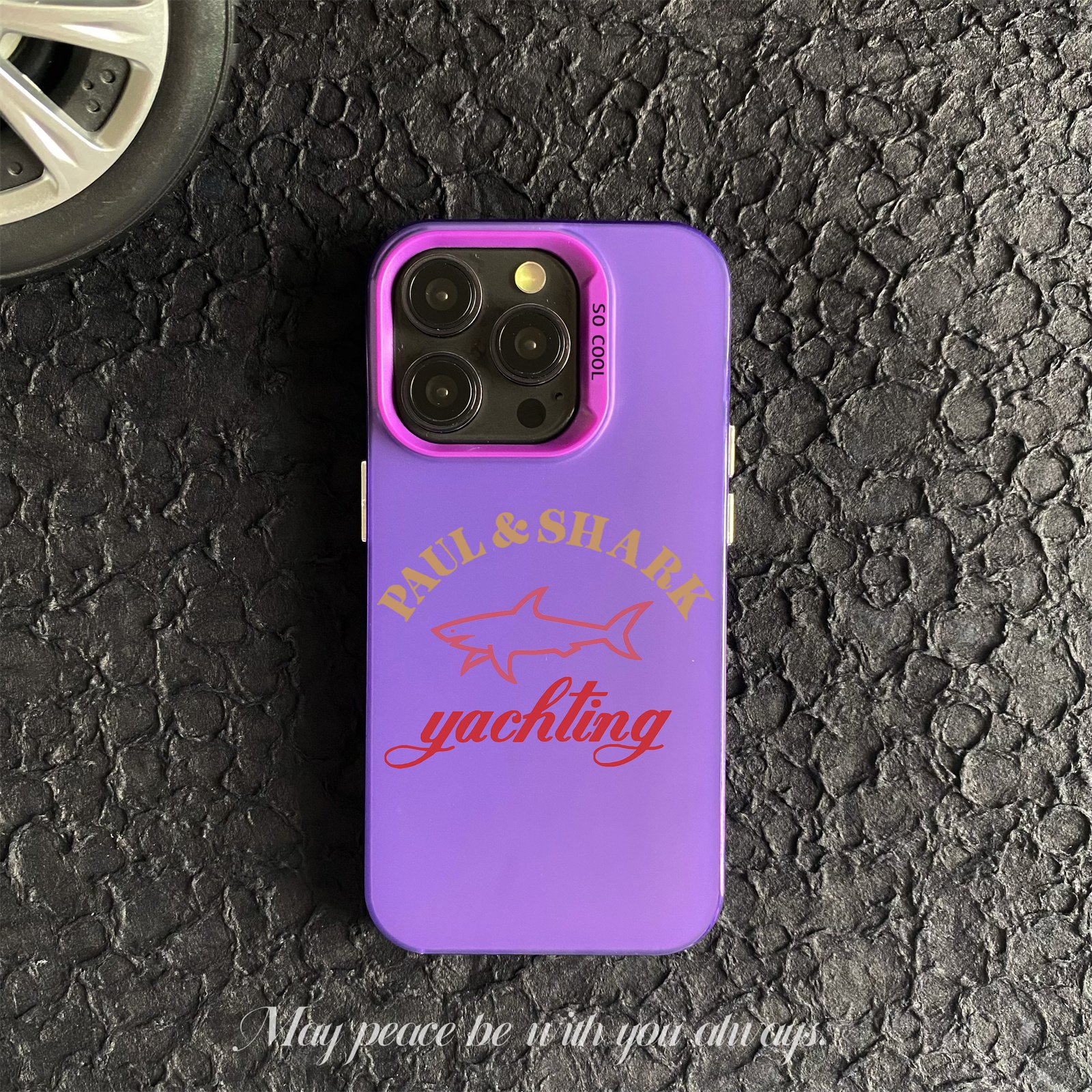 Hot Sale Hard Plastic Mobile Phone Cover For iPhone 11 12 13 14 15 16 Pro Max Paul Shark Trendy Case