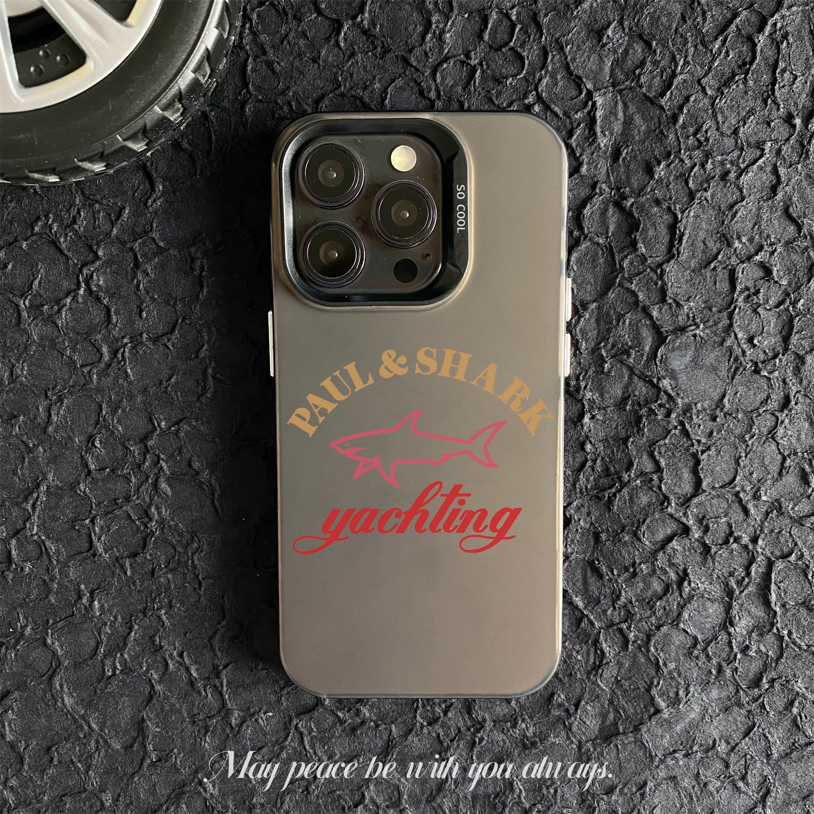 Hot Sale Hard Plastic Mobile Phone Cover For iPhone 11 12 13 14 15 16 Pro Max Paul Shark Trendy Case