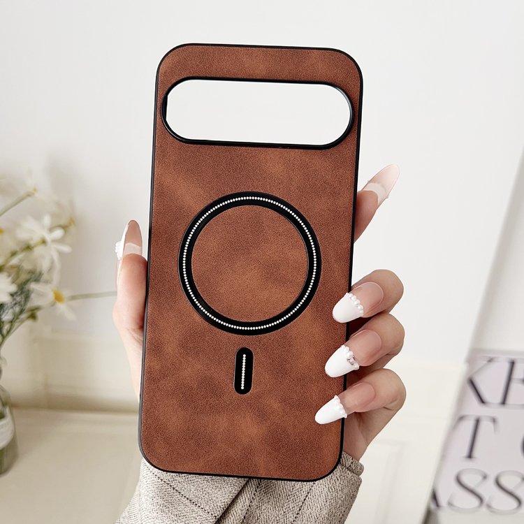 Suede PU Leather Wireless Charge Shockproof Phone Case For Google Pixel 7 7A 7 Pro 8 8A 8 Pro 9 9 Pro XL
