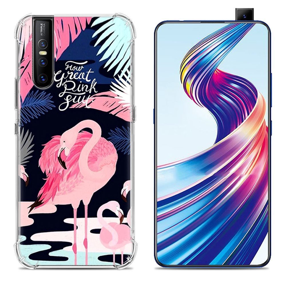 Beautiful Flower Design Mobile Phone Back Cover For Vivo V15 Pro Case