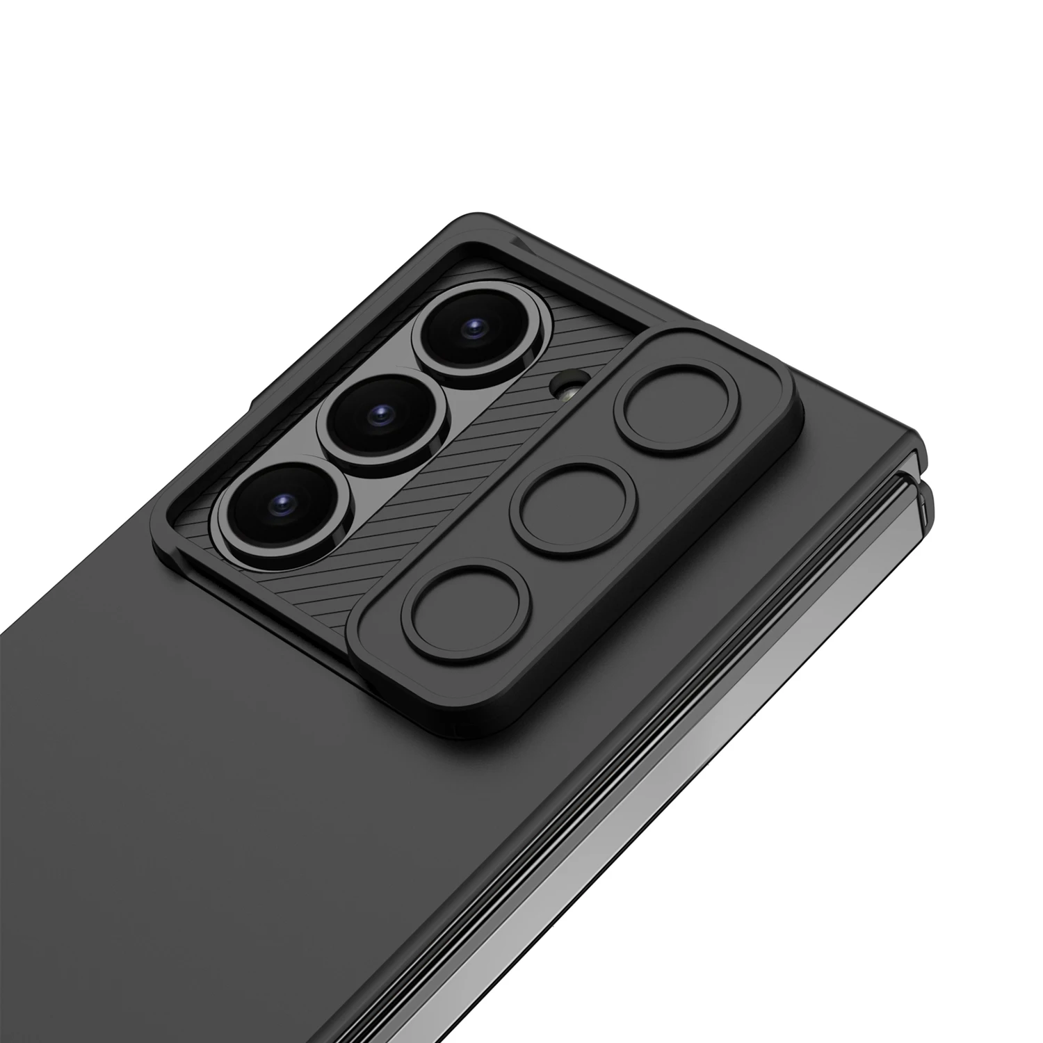 Hard PC Shockproof Phone Cover for Samsung Galaxy Z Fold 6 Case with Screen Protector Camera Protection