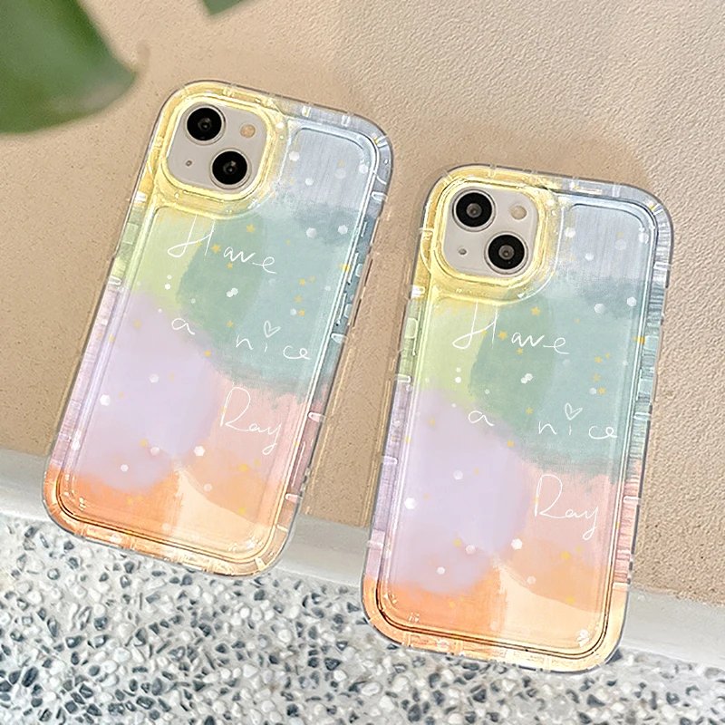 For IPhone 14 Pro Max Cases Phone Case For IPhone 11 Case 15 12 13 Pro Max XR XS 8 7 Plus Transparent Rose Flower Cover