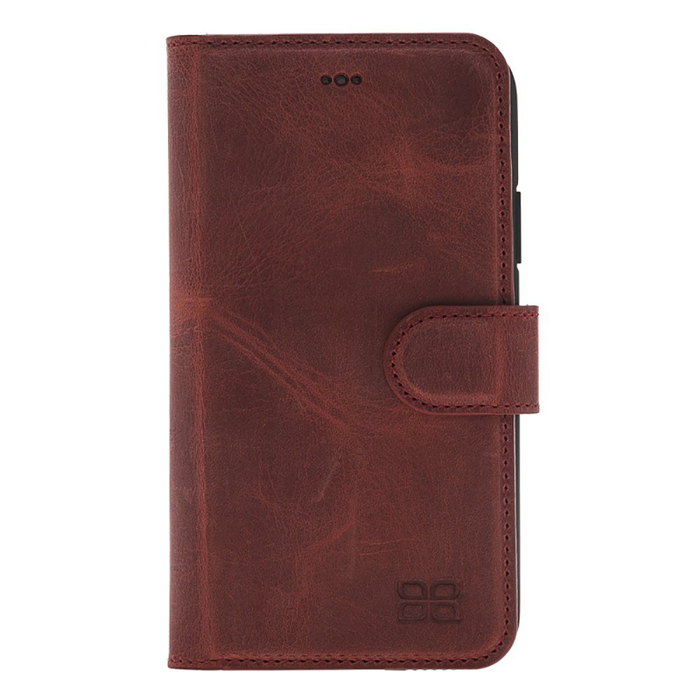 Bouletta Wholesale High Quality Genuine Leather Magic Wallet Mobile Phone Case for Apple iPhone X-XS