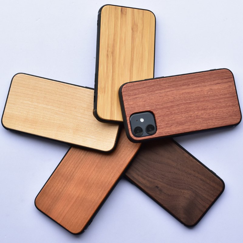 High Quality Blank Natural Wooden Mobile Phone Case For iPhone 13 12 11 XS MAX Cover Case TPU+PC Wood Case For iPhone pro