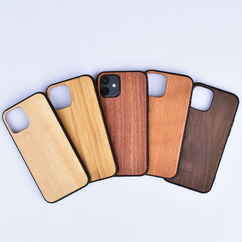 High Quality Blank Natural Wooden Mobile Phone Case For iPhone 13 12 11 XS MAX Cover Case TPU+PC Wood Case For iPhone pro