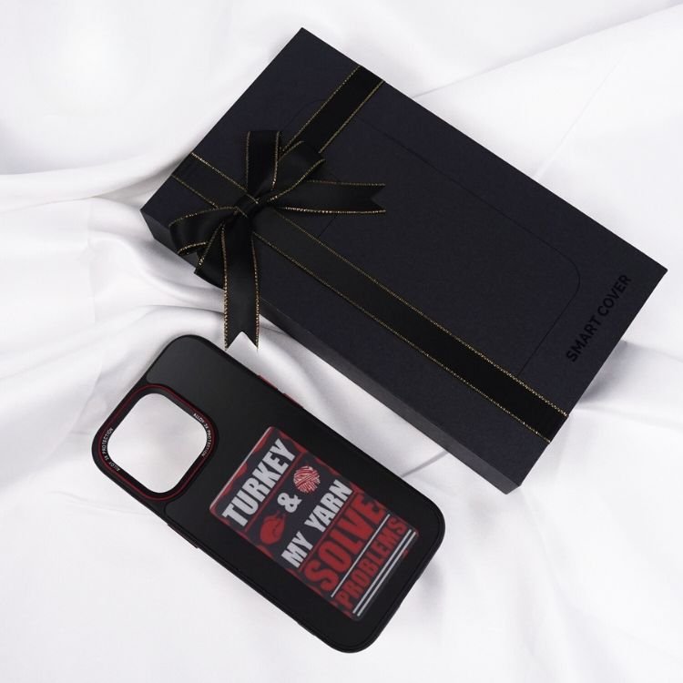MRYES Luxury Design 2023 Custom Logo Brand E Ink Smart DIY Phone Case For iPhone 14Pro Max iPhone 15 Pro Max