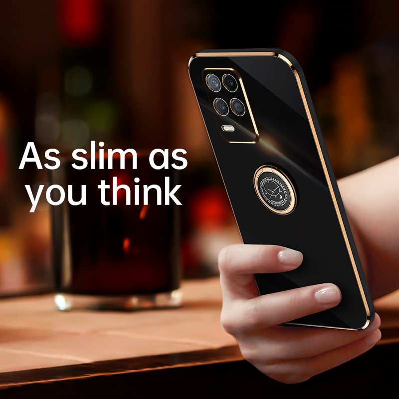 2 in 1 2022 Fashion TPU Mobile Phone Covers Latest for OPPO A54 4G Kickstand Cover Bulk Electroplated Phone Case