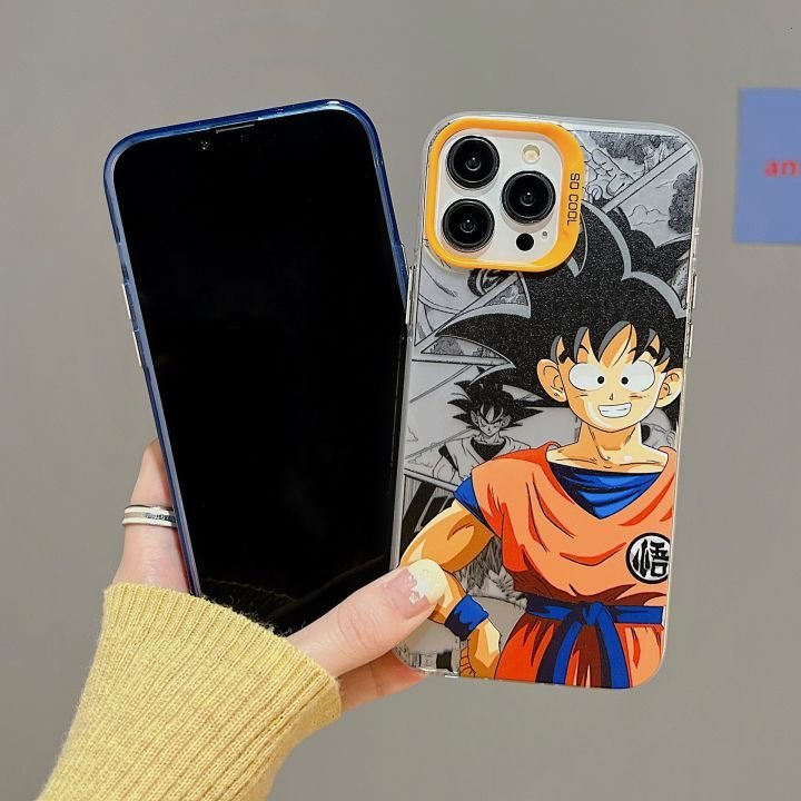 Fashion Anime Wukong Print Laser Cartoon Mobile Phone Case For iPhone 11 12 13 14 15 16 pro max Hard Shock proof Back Cover