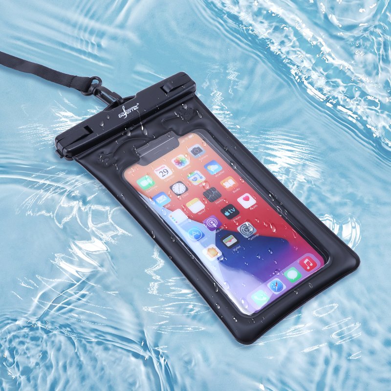 Saforna Hot Sales Ins Wholesale Waterproof Cell Phone Bag Pouch Case with Lanyard for Outdoor Sports