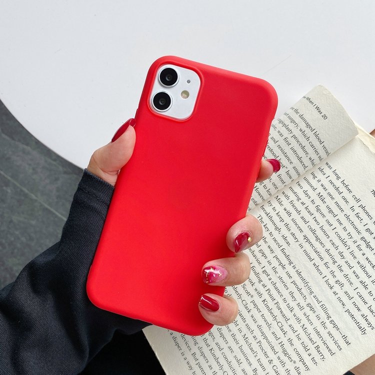 Candy Color Soft Matte TPU Phone Case Cover For iPhone 14 13 12 11 Pro Max X XR XS Max 7 8 Plus Conque De Telephone