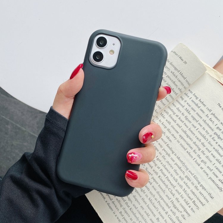 Candy Color Soft Matte TPU Phone Case Cover For iPhone 14 13 12 11 Pro Max X XR XS Max 7 8 Plus Conque De Telephone