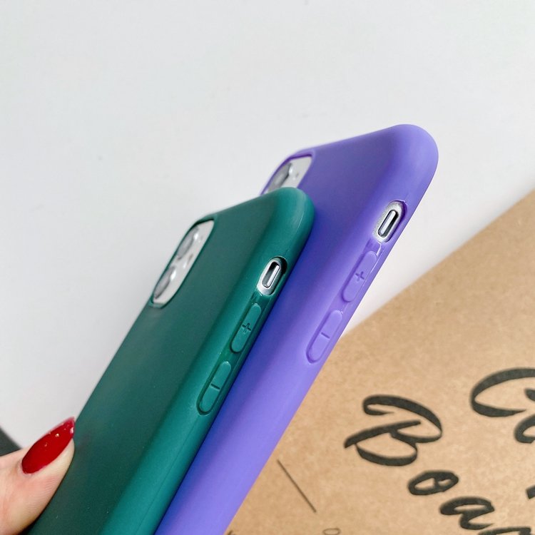 Candy Color Soft Matte TPU Phone Case Cover For iPhone 14 13 12 11 Pro Max X XR XS Max 7 8 Plus Conque De Telephone