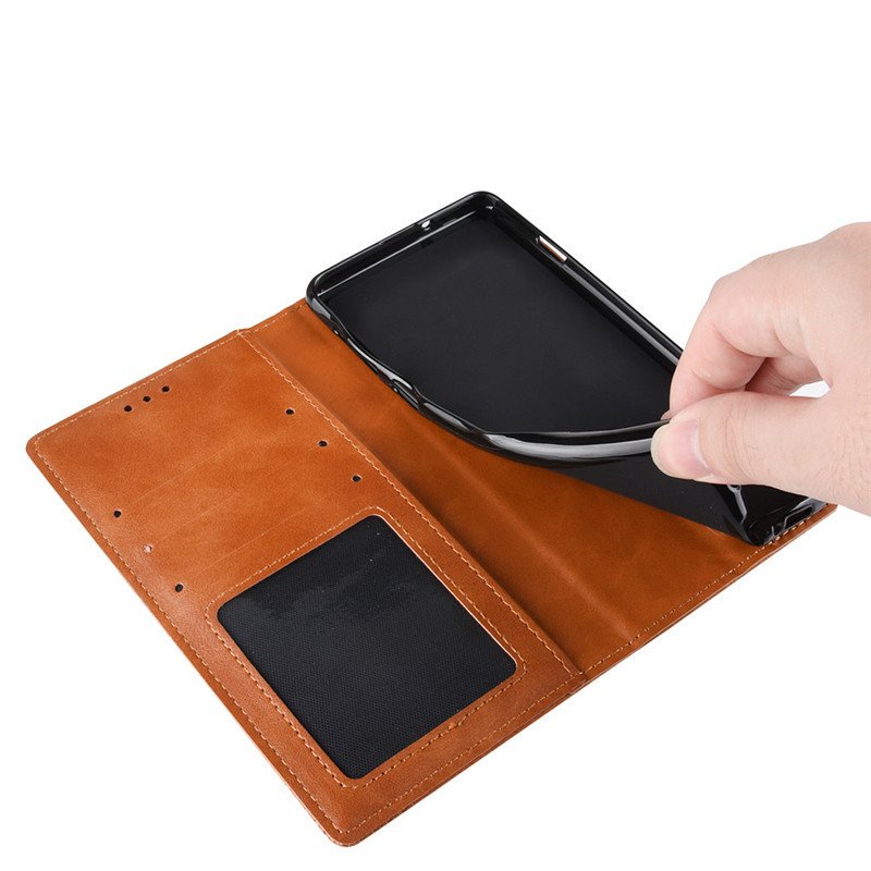 For OPPO F 11 15 17 19 Pro Plus 5g/find X2 X3 Lite Neo Pro Jmax Retro Magnetic Buckle Flip PU Leather Wallet Phone Case Cover