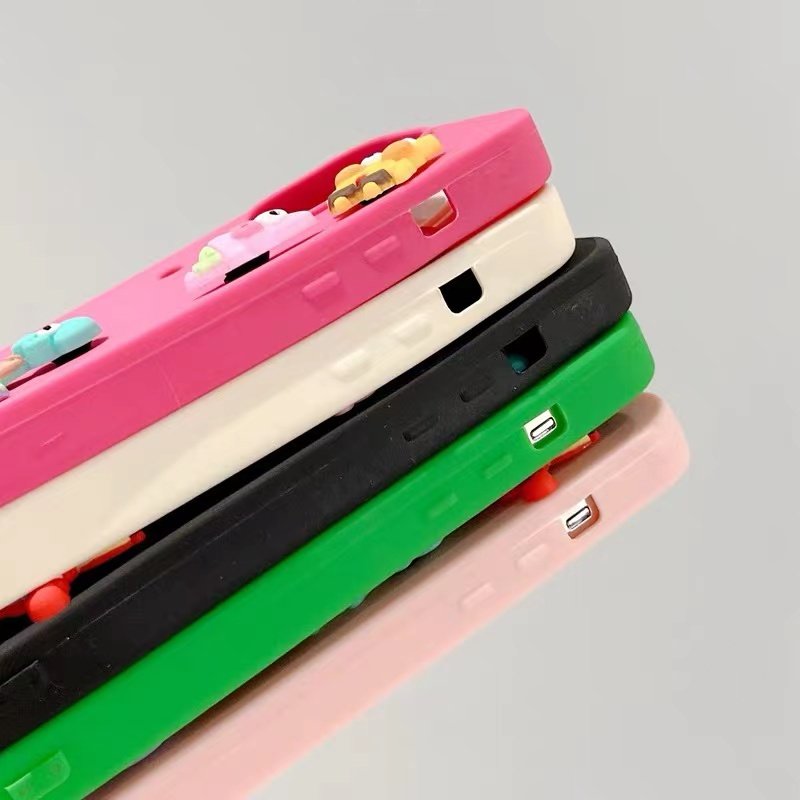 Customized DIY 3D Cartoon Holes Thermal Dissipation Silicone corc Phone Case For iPhone 15 Ultra 14 pro Max 13 12 pro phone cove