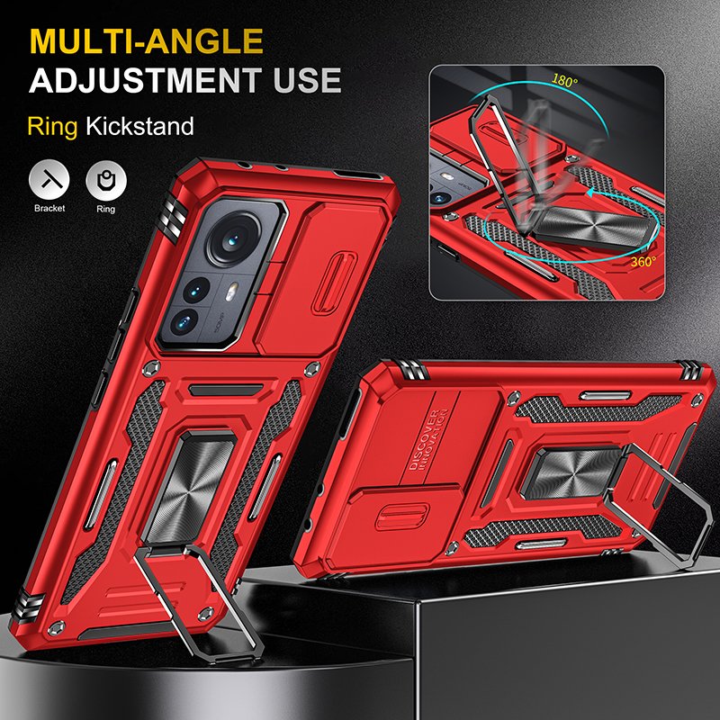 Hot Sale Share Lens Slider Protection Camera Mobile Phone Case For Xiaomi 12 Pro