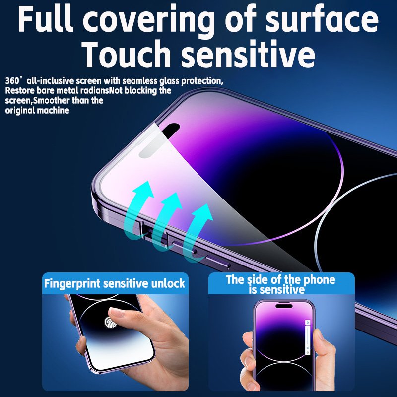 Aluminum Alloy Frame Logo Hole Magnetic HD Screen Tempered Glass Protection Phone Case For iPhone 12 14 ProMax 15 Plus 13 Pro 16