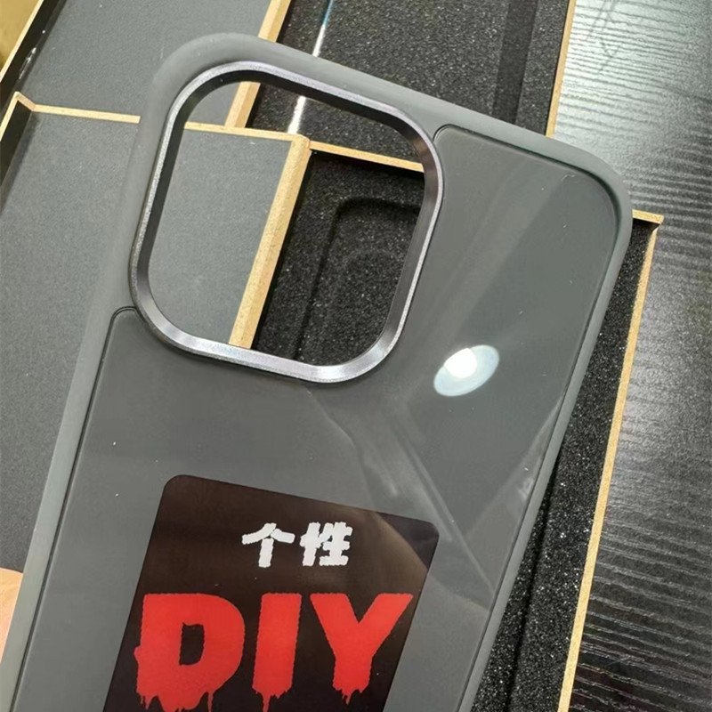 e ink nfc screen phone case for iphone 15 14 DIY display smart nfc cast mobile phone case for iphone 15 14 pro max