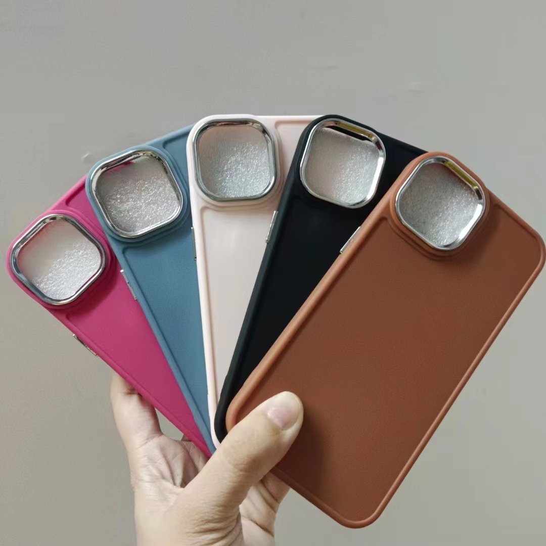 Candy Color Electroplated TPU Mobile Phone Cases For Iphone 15 Pro Max With Shockproof Slim Fit Bumper Cover For Iphone 13 14