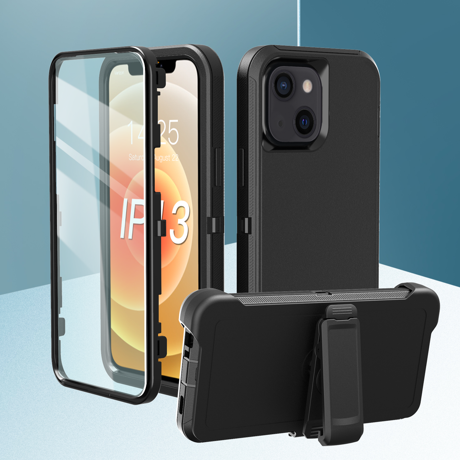 Defender Case Shockproof Thicken Cover For iPhone 1615 14 Plus 13 12 11 Pro Max With Shelf And Packaging Back Covers