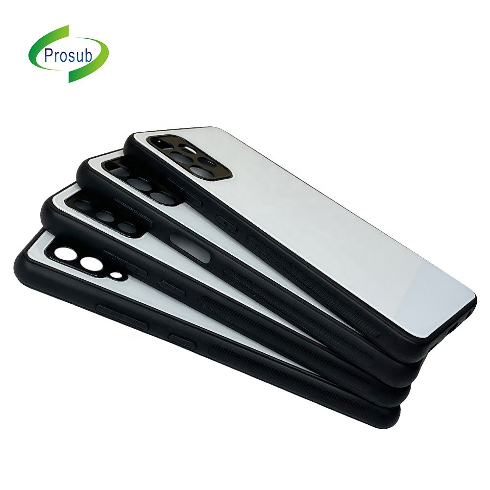 Prosub Sublimation Blanks Phone Cases 2D TPU+PC Tempered Glass Sublimation Mobile Phone Case For Samsung A42 5G A32 4G A02S