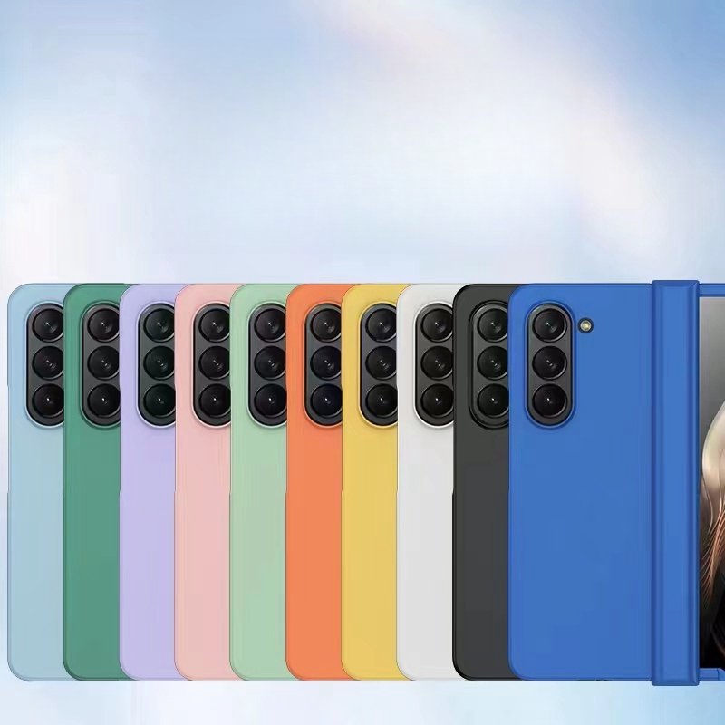 For Samsung Galaxy ZFold 6 Fold 5 Fold 4 Mobile Phone Case Ultra-Thin Anti-Fall All-Inclusive Folding Film Solid Color Custom
