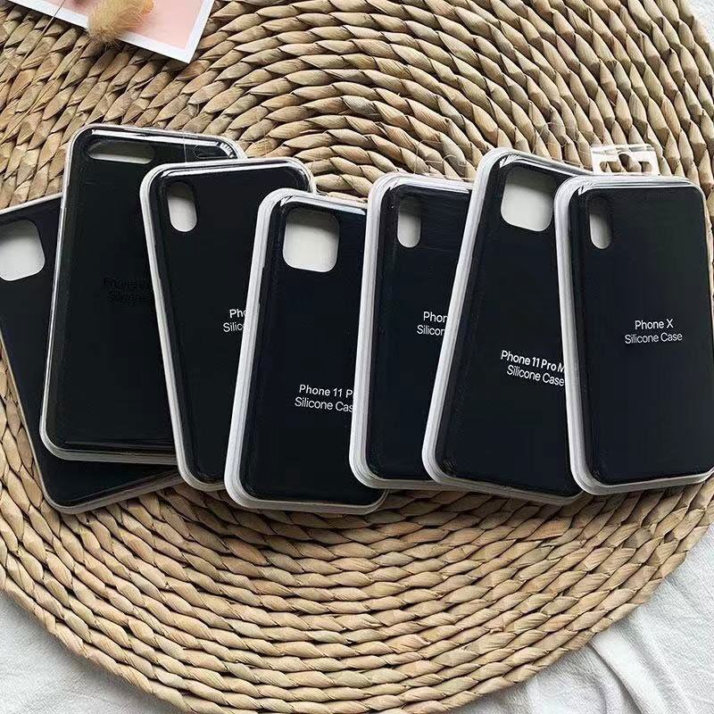 Hot Selling For iPhone Cover Soft Liquid Silicone Case With Customized Logo For iPhone Case For iPhone 13 Pro Max 12 11 X 7 8