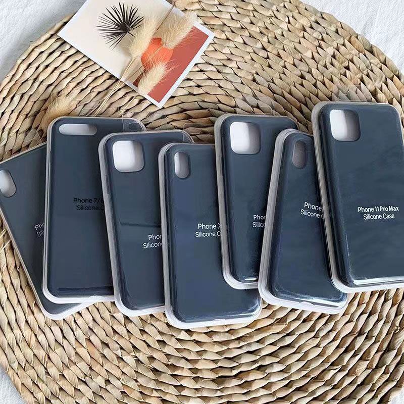Hot Selling For iPhone Cover Soft Liquid Silicone Case With Customized Logo For iPhone Case For iPhone 13 Pro Max 12 11 X 7 8