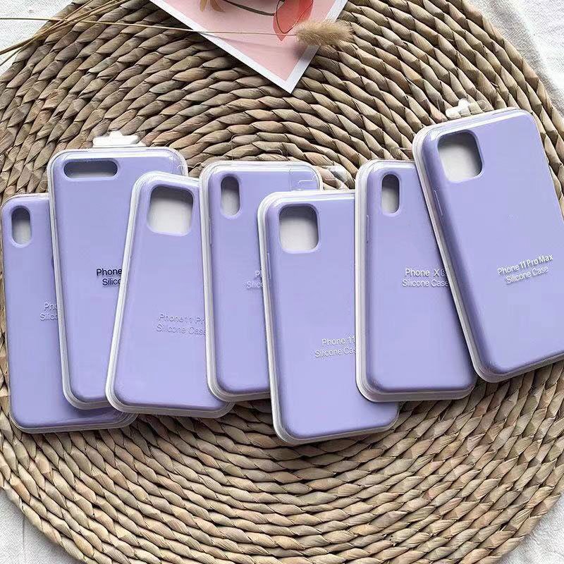 Hot Selling For iPhone Cover Soft Liquid Silicone Case With Customized Logo For iPhone Case For iPhone 13 Pro Max 12 11 X 7 8
