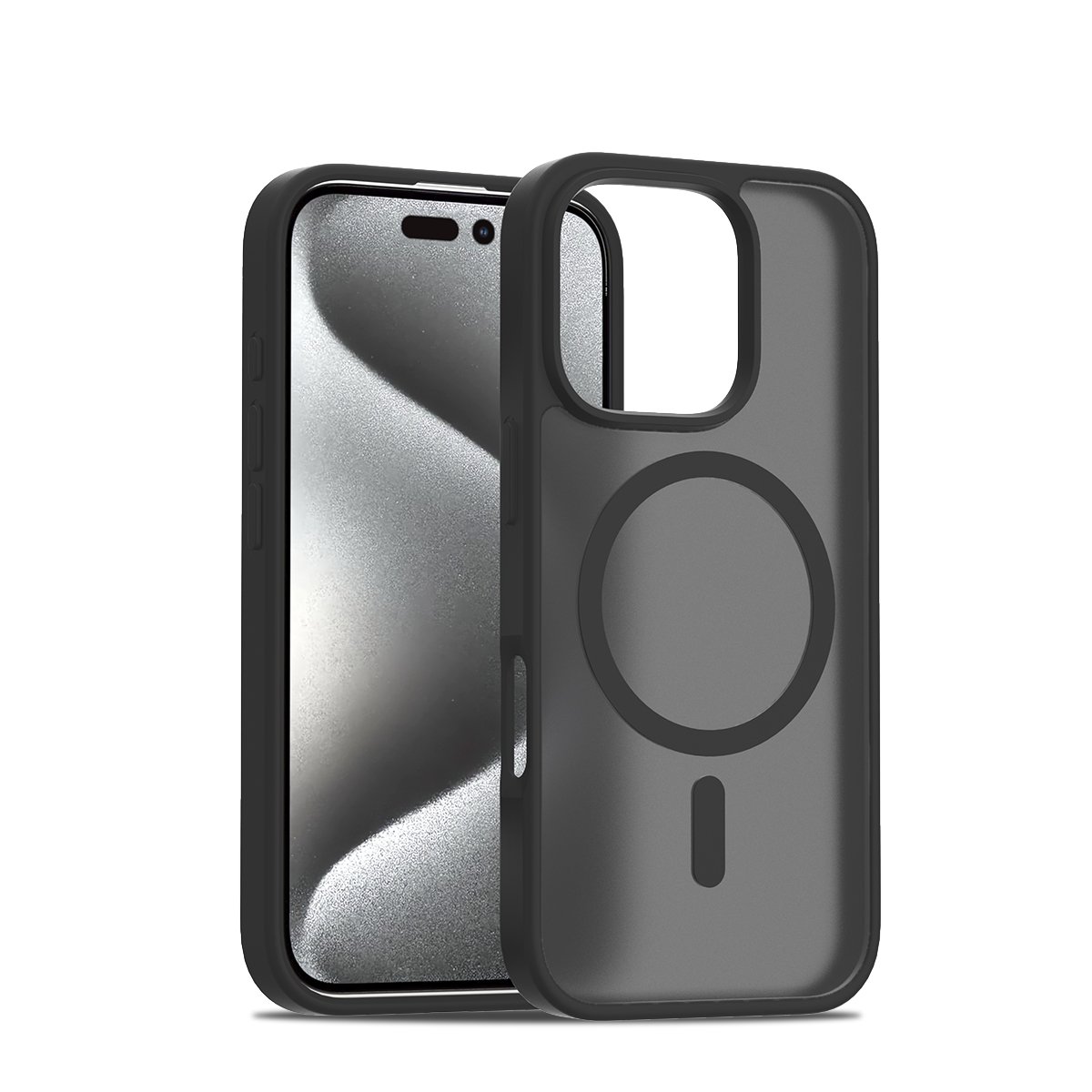 2.0mm Skin-Friendly Matte phone case with N52 Magnetic Mobile Phone Case For iPhone16 15 14 Pro Max phone cover