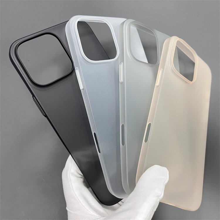 Fashion Super Thin PP Mobile Phone Case for iPhone 16 Pro Max 15 Plus 14 13 12 11 Matte Ultra Slim Protective Cover