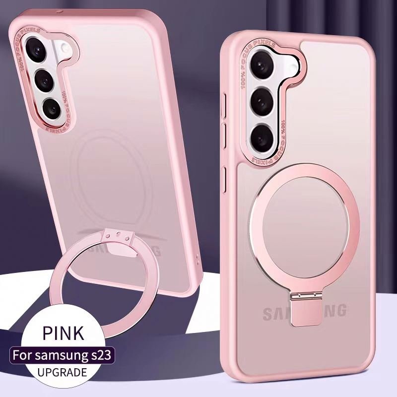Suitable for Samsung S23ULTRA S23Plus S23 magnetic, skin, frame anti-falling mobile phone case