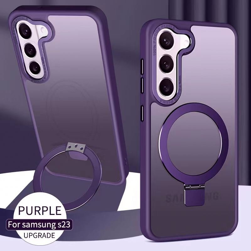Suitable for Samsung S23ULTRA S23Plus S23 magnetic, skin, frame anti-falling mobile phone case