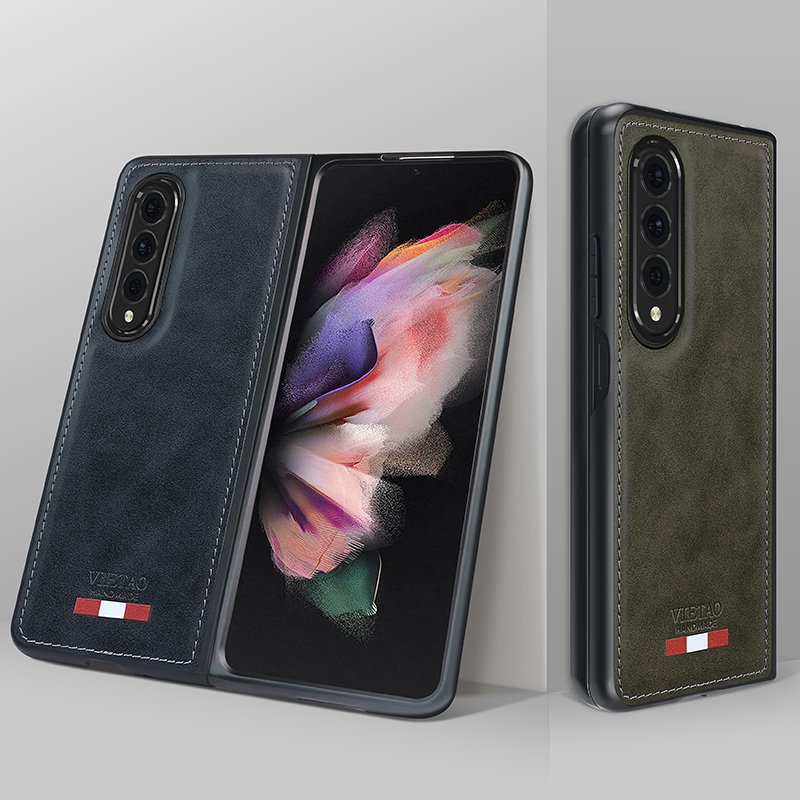 Protective Case Hard Case Foldable Phone Cover Case Sports CN;GUA High Quality Leather 4 3 5g Fold 4 3 for Samsung Galaxy Zfold