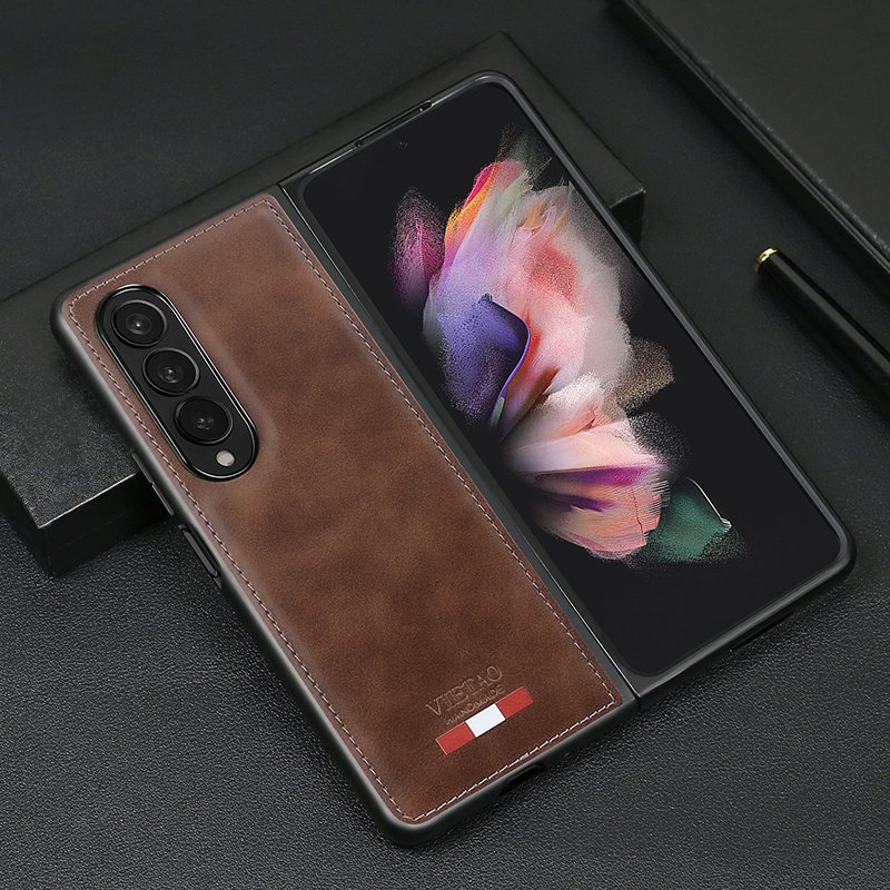 Protective Case Hard Case Foldable Phone Cover Case Sports CN;GUA High Quality Leather 4 3 5g Fold 4 3 for Samsung Galaxy Zfold