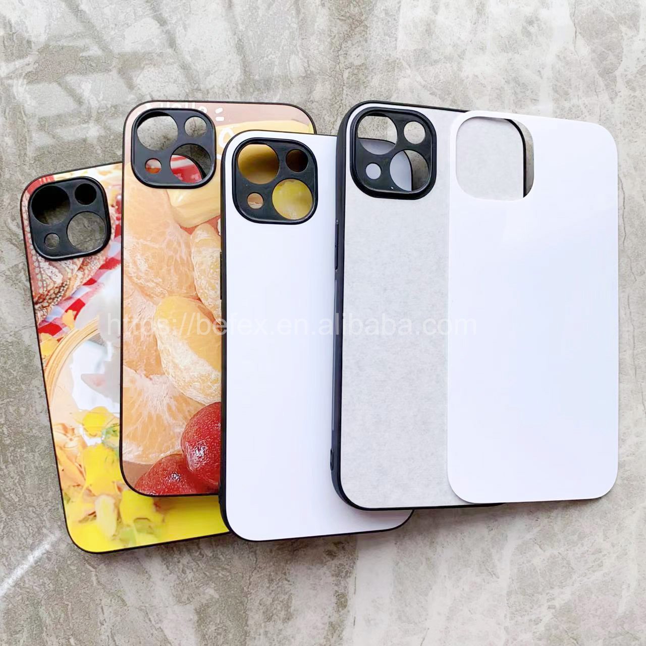 Sublimation Custom Style Phone Case Covers 2D PC Plastic Sublimation Phone Cases for iphone 15 Antisip Camera Protect Case