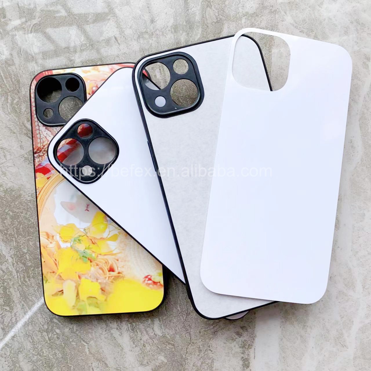 Sublimation Custom Style Phone Case Covers 2D PC Plastic Sublimation Phone Cases for iphone 15 Antisip Camera Protect Case