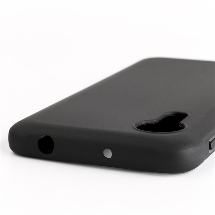 Silicone Phone Case For Samsung Galaxy Xcover 5 Enterprise Edition Black Matte TPU Shockproof Cover Soft Cases