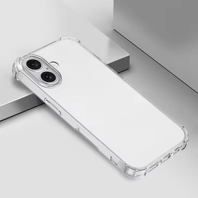 wholesale iPhone 16 Pro Case Crystal Clear TPU Transparent Bumper Mobile Phone Case for iPhone 16 Pro Max 16 Plus Cover