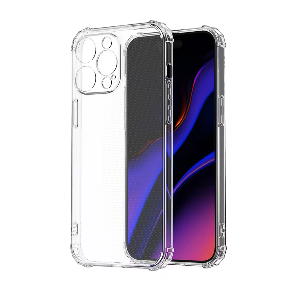 wholesale iPhone 16 Pro Case Crystal Clear TPU Transparent Bumper Mobile Phone Case for iPhone 16 Pro Max 16 Plus Cover