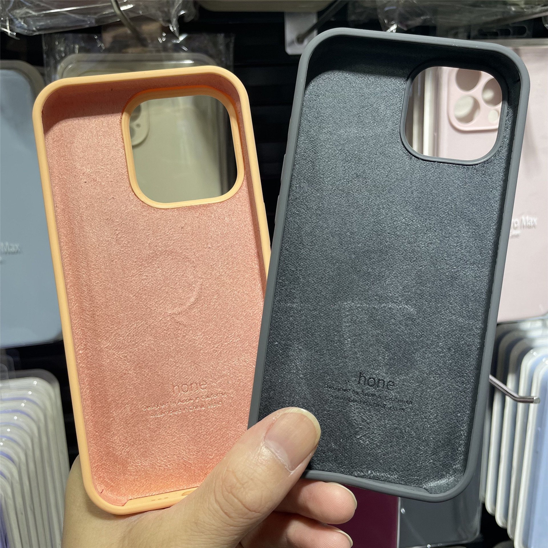 High Quality Retail Packaging 1:1 Original liquid silicone rubber Phone Cover For iphone 14 15 13 12 Promax Protective Cover