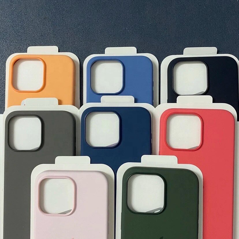 Original Pop Up Animation Liquid Silicone Magnetic Case For iPhone 15 14 13 Pro Max pro Case Wireless Charging Cover