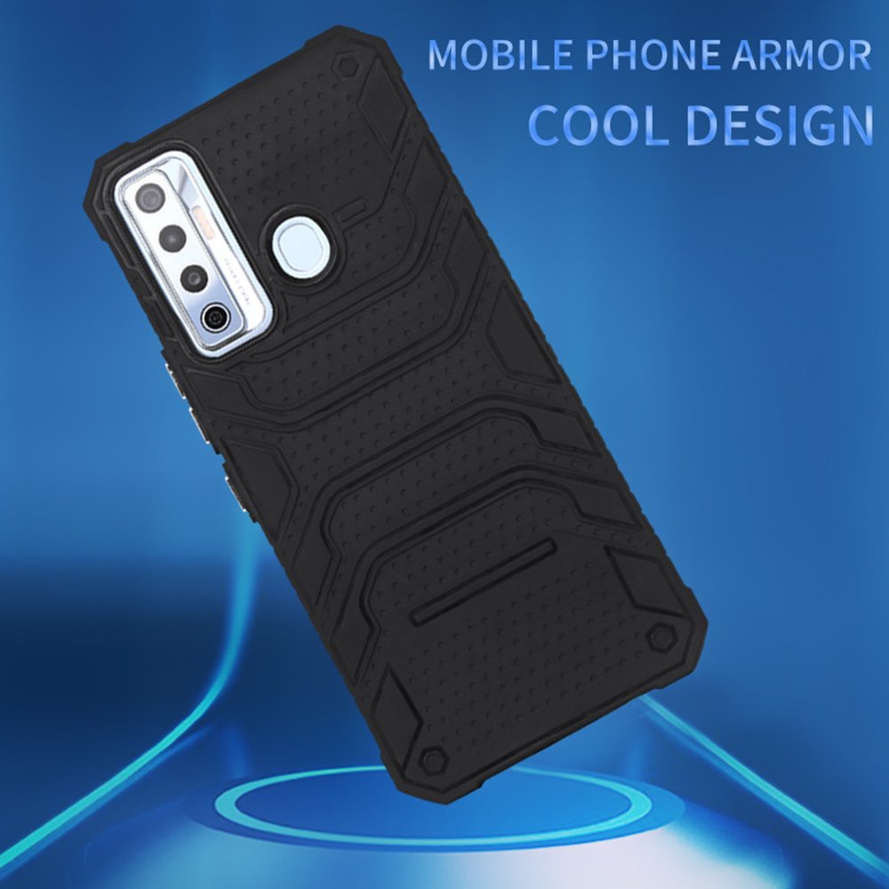 Manufacturer Wholesale Super-iron TPU material Back cover Cased anti-drop Mobile phone case For Tecno Spark