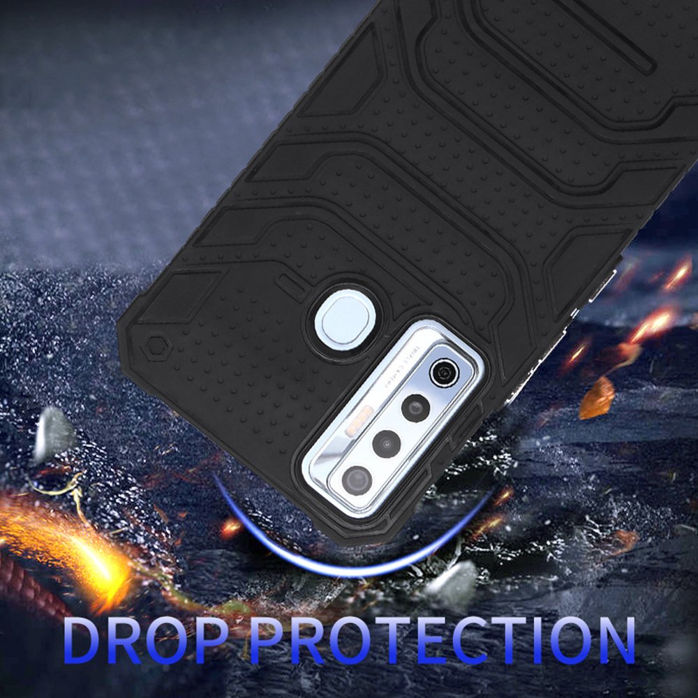 Manufacturer Wholesale Super-iron TPU material Back cover Cased anti-drop Mobile phone case For Tecno Spark