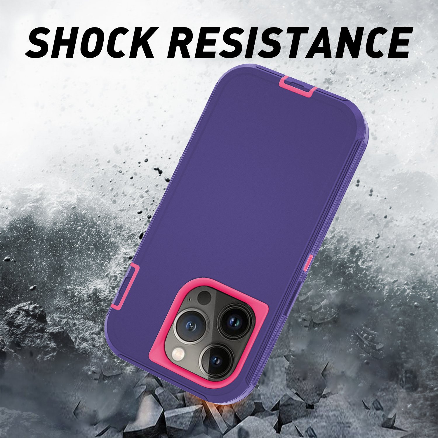 3In1 Robot Defender Hard Mobile Phone Case For iPhone 14 Series Case Holster Belt Clip Stand Back Cover Cases