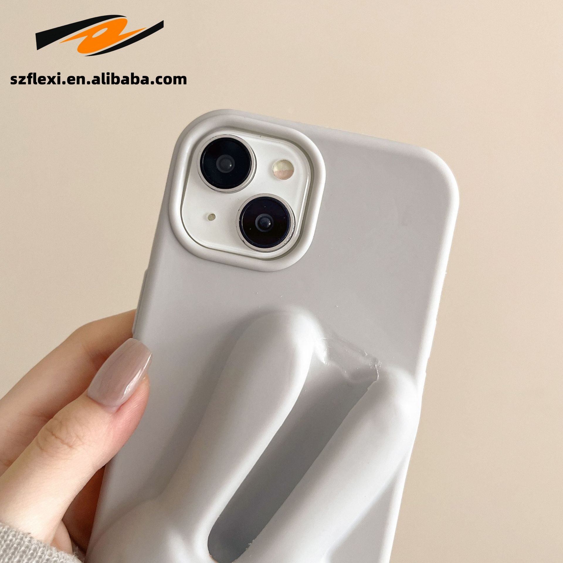 3D Lipstick Makeup Soft Phone Case for iPhone 15 14 13 12 11 Pro Max Portable Lip Gloss Holder Cover