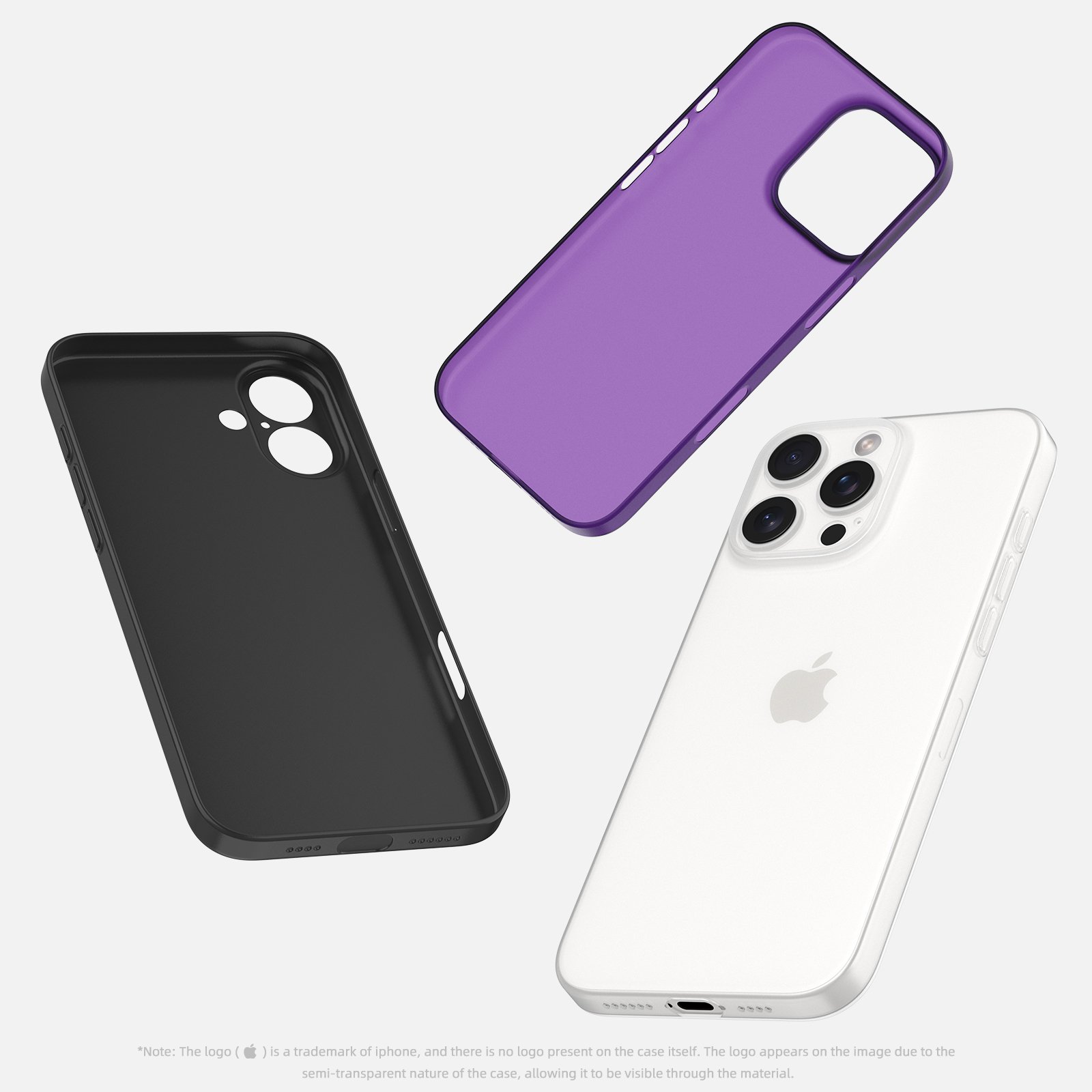 Super Thin Matte PP Mobile Phone Bag Case For iPhone 15 14 16 13 Luxury i For iPhone Case For iPhone 16 Pro Max Case Phone Cover
