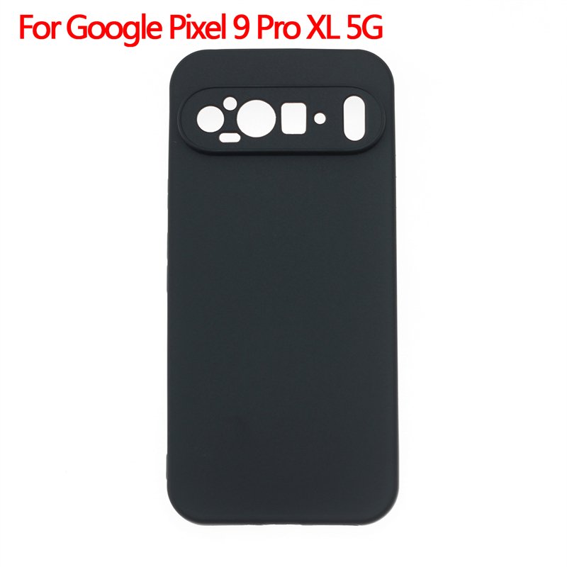 Manufacturer Wholesale Matte TPU Cases Soft Frosted Back Cover Silicone Mobile Phone Case For Google Pixel 9 Pro XL 5G Black